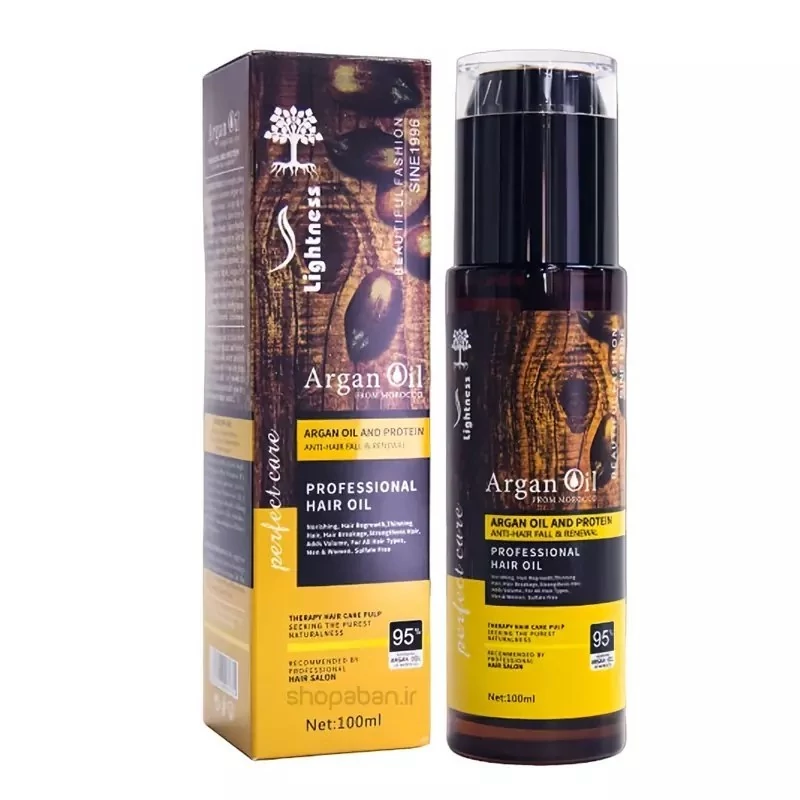 روغن آرگان لایتنس شیشه ای (اورجینال)