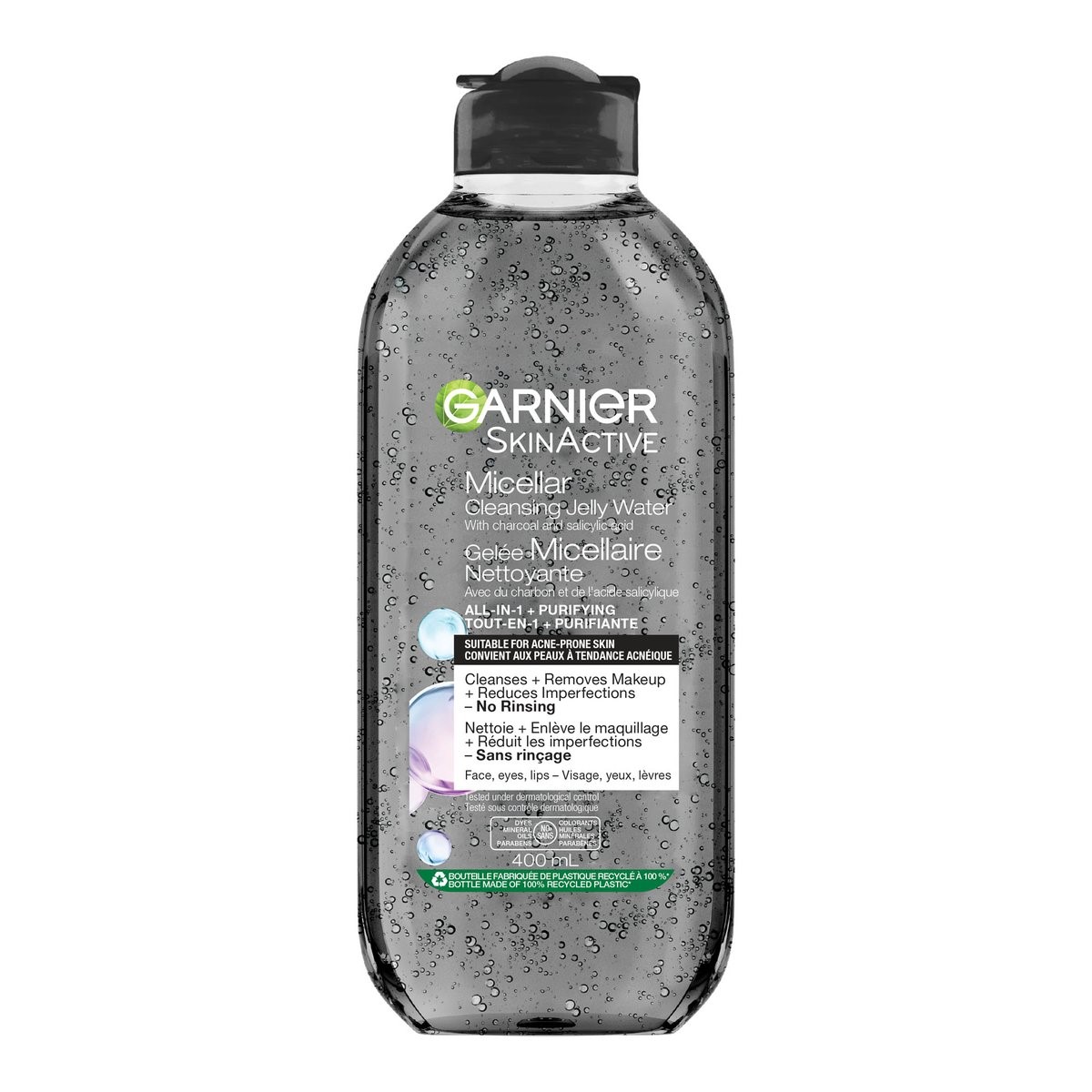میسلار گارنیر مشکی Garnier 400ml charcoal(اورجینال)